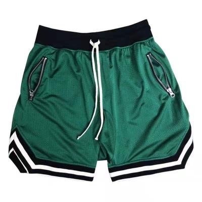 China 2022 Cheap Summer Running White QUICK DRY Custom Embroidered Men Mesh Gym Shorts for sale