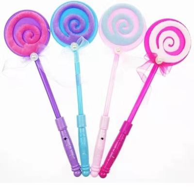 China Plastic Factory Hot Sale LED Toys Magic Lollipop Wand for sale