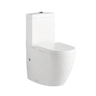 China Double-Flow Ceramic Chinese Color Floor Standing White Bathroom Toilet Modern Double-Flow Two Pieces for sale