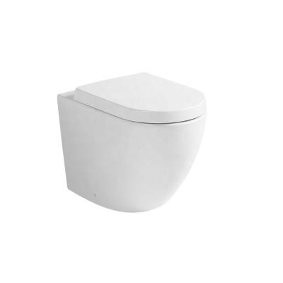 China Round Shape Ceramic Cistern European Design Modern Concealed Floor Standing Toilet for sale