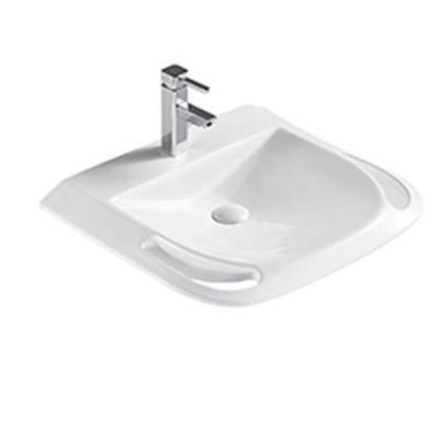 China OEM Easy Clean High Quality Unique Porcelain Bathroom Handicapped Basin for sale