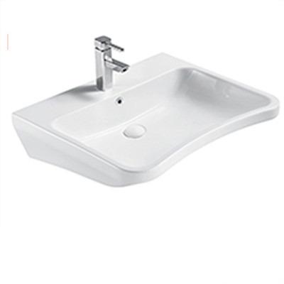 China Easy Clean Chinese Factory Qualified Ceramic Sanitary Ware Fancy Bathroom Handicape Slim Basin for sale