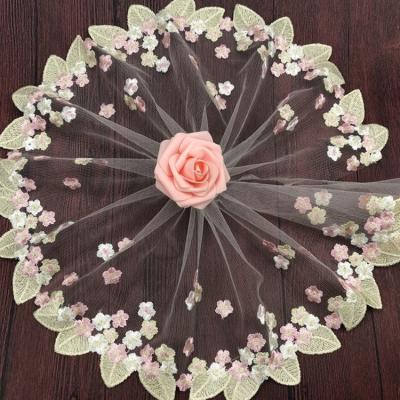 China Other Factory Sale 18cm Wide Embroidery Craft Doll Garment Wedding Dress Lace Trim for sale