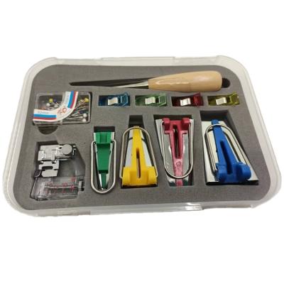 China Hot Selling Sewing Ready To Ship Low MOQ Tape Sewing Bias Makers Sewing Kit Set Tape Maker Set for sale