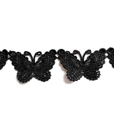 China Other Factory Sale Lace Boutique Butterfly Lace Applique Trim For DIY Craft Sewing Clothing Accessories for sale