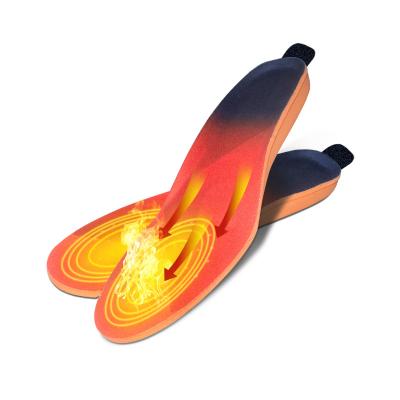 China Felt Warm Remote Control Thermal Hot Custom Printed Orthotic Shoe Insole Electric Heating Insole for sale