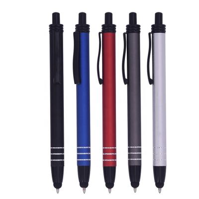 China Professional Custom Eco-friendly Stylus Pen Classical Ballpoint Pen Plastic Retractable Ball Pen From China for sale