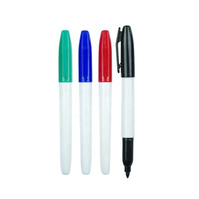 China Various Eco-Friendly Promotional Goods Using White Barrel Board Promotional Solid White Marker Set White Board Marker Pen With Magnet for sale