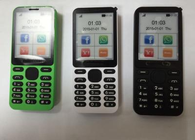 China W215 2.4 Inch Features Phone Dual Sim Green GSM Quad Band Music FM Radio for sale