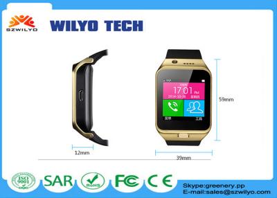 China Intelligent Bluetooth Clock Cell Phone Wrist Watch Smartphone Support GSM for sale