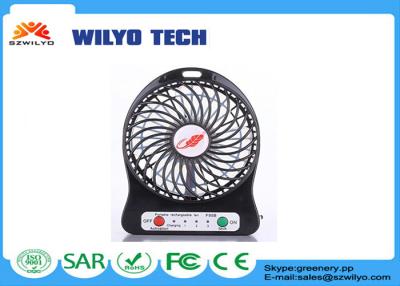 China Tragbarer Minifan LED usb-5W tragbarer wieder aufladbarer usb-Tischplattenfan Hand zu verkaufen