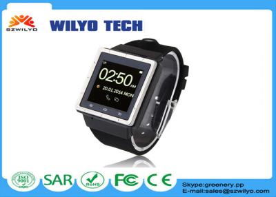 China 1.54 Inch Smart Watches Android Single Sim Card Gps 2Mp Black Android 4.4 WS06 for sale