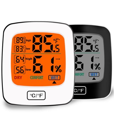 China Electronic Indoor Outdoor Indoor Room Thermometer Digital Temperature Humidity Humidity Meter Hygrometer Weather Station for sale