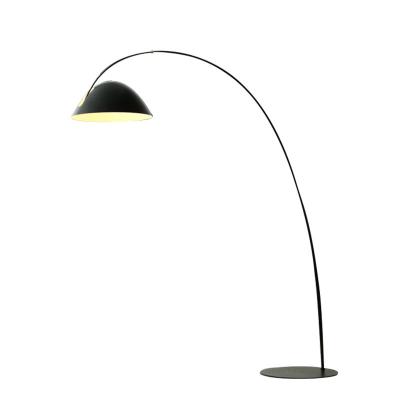 China Modern Design Corner Position Floor Lamp Modern Black Decorative Led Fishing Lamp For Living Room for sale