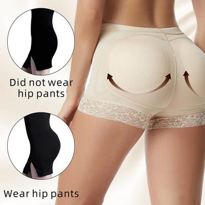 China Antibacterial Breathable Hip Lifting Abdomen Pants Women Postpartum Training With Sponge Pad Body Shaping Pants Plus Size Gaiters for sale