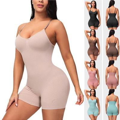 China Postpartum Body Shaper Antibacterial Abdominal Tightening Suspender Shaper Shaper High Elastic Traceless Body Women One Piece Shaper for sale