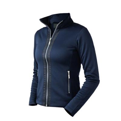 China Durable Equestrian Riding Women Jacket Soft And Comfortable Long Sleeve Zipper Outdoor Jacket for sale