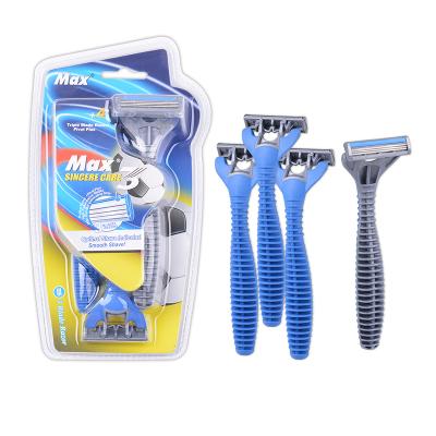 China Triple Blade Razor Blades Razor Sweden Blister Pack for sale