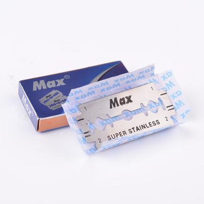 China Double Edge Blade Platinum Coated Edge Razor Blade Disposable Double Edge Blade for sale