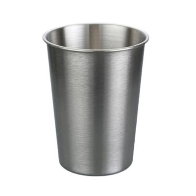 China Heat Preservation 304Single Wall Stainless Steel Mug, Stainless Camping Mug, 250ml, 300ml, 350ml 400ml Stainless Coffee Mug for sale