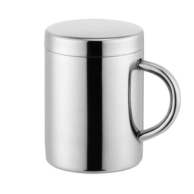 China Viable Extra 210ml Hot Selling Small Camping Mugs Double Walled Stainless Steel Kids Mugs Coffee Mugs Tea Cups for sale