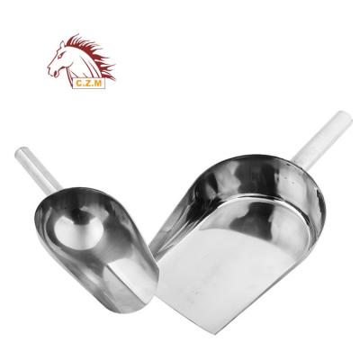 China Sustainable Ice Scoop Candy Scoop Stainless Steel Food Scoop Shovel Metal For Kitchen Bar Shop Ice Scoop for sale