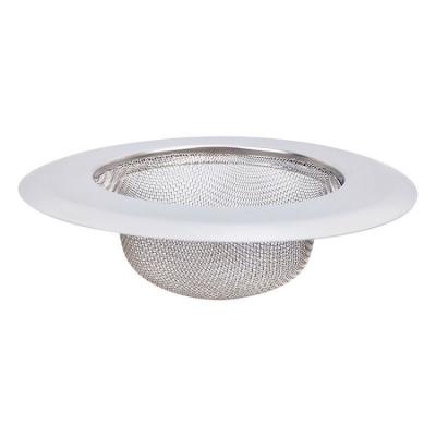 China Wholesale Durable Wire Mesh Stainless Steel Mesh SS Drain Basket Strain Kitchen Sink Strainer for sale