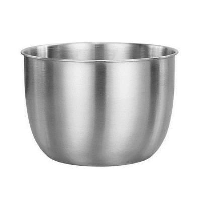 China Viable Thickened 304 Stainless Steel Mixing Bowl Bowl Cooking Sink Round Basin Kitchen Seasoning Bowl Soup Basin Salad for sale