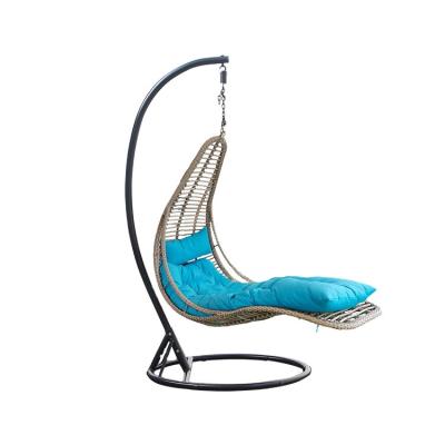 China Modern Patio Swing Balcony Furniture Outdoor Hammock Rattan Lounge Chair for sale