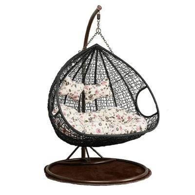 China Modern Design Modern Indoor Outdoor Hanging Chair Garden Patio Rattan Swing Egg Chair for sale