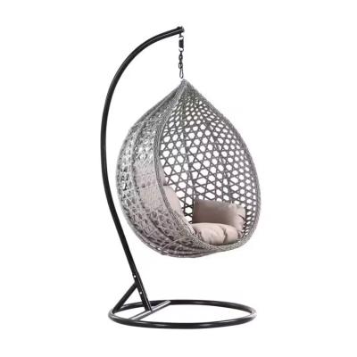 China Modern Cheap Patio Swing Rattan Swing Furniture Patio Garden Weave Hanging Egg Chair for sale