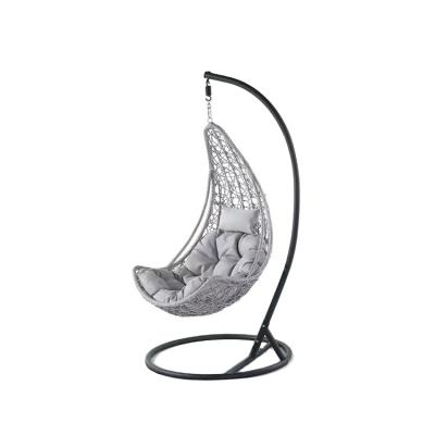 China High Quality Patio Furniture Large Modern Cheap Rattan Patio Swing Egg Chair Garden Hanging Swing for sale