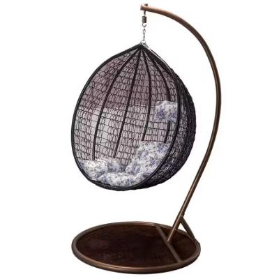 China Modern Outdoor Patio Garden Egg Swing Chair Hanging Chair With Stand Patio Swings for sale