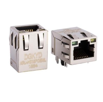 China PCB 100m Network With Crystal Main POE RJ45 Power Supply Connector Plug for sale