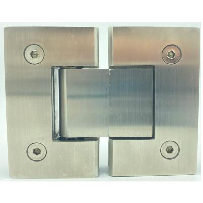 China New Modern Bathroom Glass Clamp Stainless Steel Glass Door Fixing Clip Hinge for sale