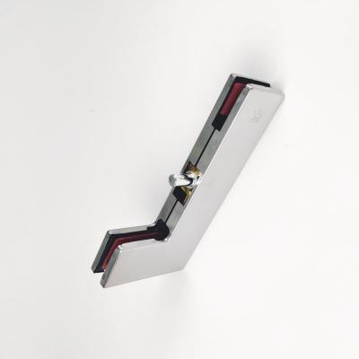 China PF-10 Modern Aluminum Alloy Durable Glass Fixture Hardware Door Stainless Steel Patch Lock Fit Glass Fitting for sale