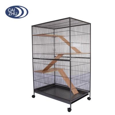 China Durable Best Quality Iron Stainless Steel Cat Cage Pet Cage House Viable for sale