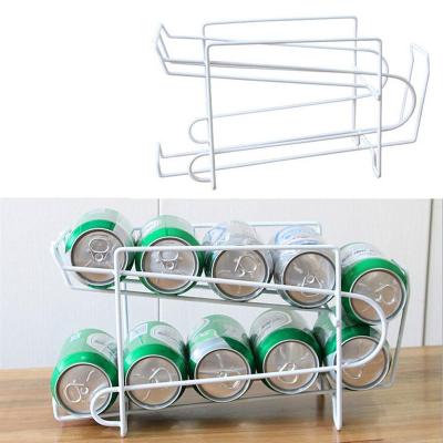 China Viable Producer Beer Soda Beverage Can Dispenser Rack Beverage Storage Rack Fridge Refrigerator for sale