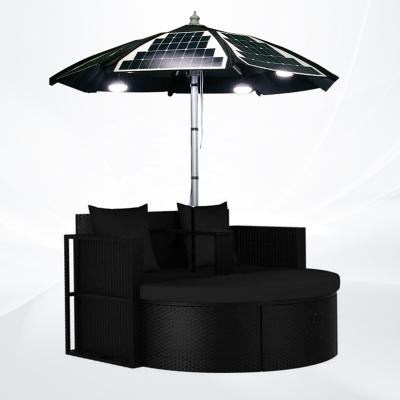 China Contemporary New Arrival Big Power 462W Solar Power Umbrella With 2000W.H Portable Solar Power System For Outdoor for sale