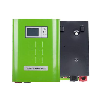 China Hot Sale AC DC 1KW 2KVA 24V/48V MPPT Solar Panels Inverter For 100% Security 470*350*180 for sale