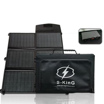 China Home Application Outdoor Camping Solar Panel 60w In Backup Solar Power Charging Solar Panel Protection for sale