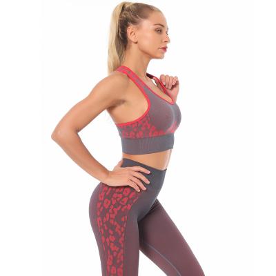 China 2022 New Women Yoga Sportswear Running Fitness Bra Shockproof Yoga Wear Breathable Seamless Eco Friendly for sale