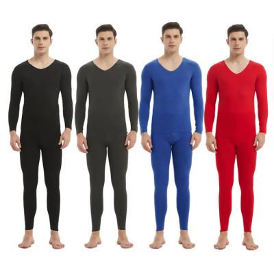 China Wholesale Custom Men's Thermal Underwear Two Color Winter Thermal Bottom 2 Pieces Soft and Comfortable Support OEM/ODM for sale