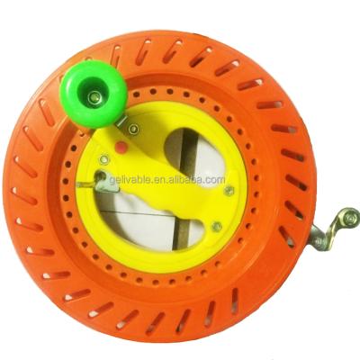 China Wholesale Kite Hand Wheel ABS Flywheels ABS Spin Anti-Reverse Flying Tools With Brake Universal Wheel for sale