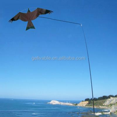 China Cost Effective Disposable Hawk Kite Eagle Deterrent Bird Scarer Kit With Pole (May+ Dread Eyes) for sale