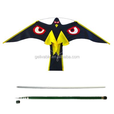 China Wholesale Nylon Eagle Kite With Pole For Bird Control Deterrent Pigeon for sale