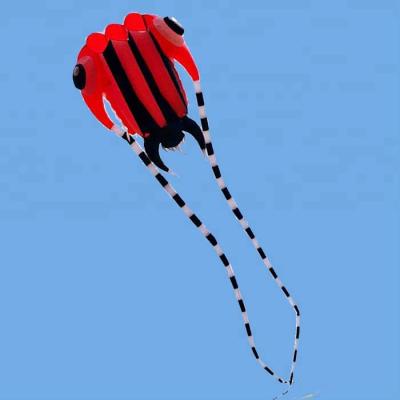 China China Factory Wholesale Trilobite Nylon Inflatable Frameless Foldable Kite 3D Easy Soft Fly Soft Fly Kite for sale