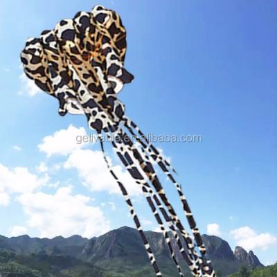 China Polyester 4 Colors Soft Octopus Kite Beautiful Large With Long Tail Easy Flying Perfect For Beach Or Park for sale