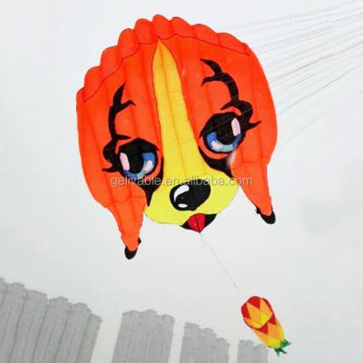 China Polyester Chinese 10 sqm Large Easy Flying 3D Soft Animal Dog Kite For Sale From Weifang Factory for sale