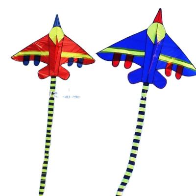 China Weifang Factory Hot Sale 3D Ripstop Polyester Fighter Plane Kites Outdoor Sports Toys for sale